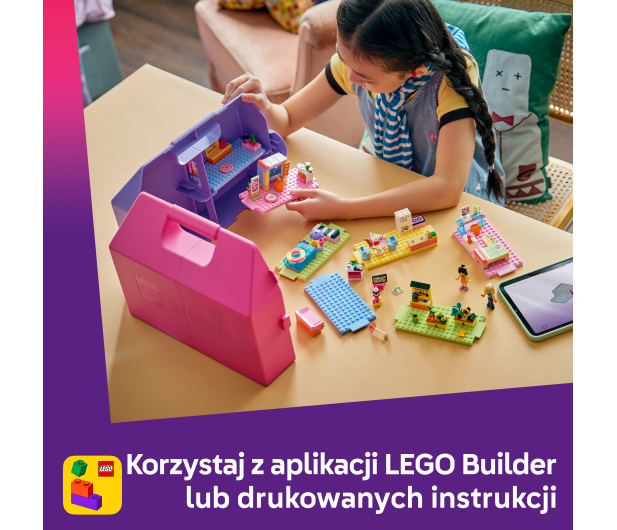 LEGO FRIENDS 42697 Kreatywna walizka z domkiem dla lalek - 1529777 - zdjęcie 8